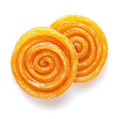 Fototapeta premium Original snack food in india. Jalebi isolated on a white background