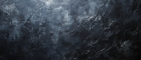 Obraz premium A detailed close up view of a black satin fabric set against a black background