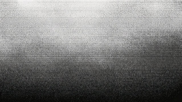 Grunge noise gradient texture. Dirty grain background. Dotted halftone overlay. Sand dusty distressed wallpaper. Grungy grit pattern. Black-white random dot texture for poster, banner, web