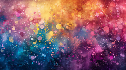Fototapeta premium Abstract powder splatted Bokeh background. Colorful powder explosion on white background. Colored cloud. Colorful dust explode. Paint Holi.