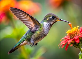 hummingbird in flight