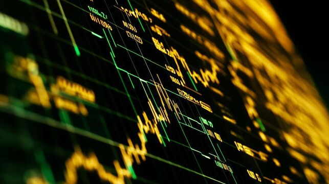 Analyzing Economic Growth Charts for Informed Business Finance Decisions. Financial Decision-Making, Stock Market Report, Investment Strategy, Data Collection, Forecasting, and Market Trends.