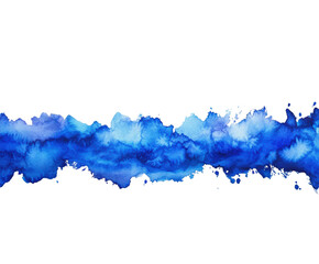 Artistic water splash abstract digital blue isolated on transparent background png