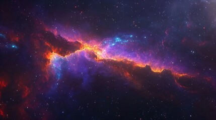 Fototapeta premium Deep Space Galaxy Nebula Background