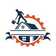 Industry Workforce and Real estate vector illustrations