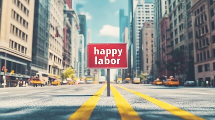 Fototapeta premium Red sign reading 