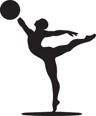 Gymnast Vectors & Illustration SVG