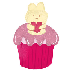 Pink Cupcake illustration