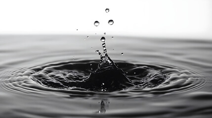 Striking and Mesmerizing Water Splash Frozen in Time Capturing the Energetic Liquid Dynamics and Fluid Movements with Clarity and Elegance