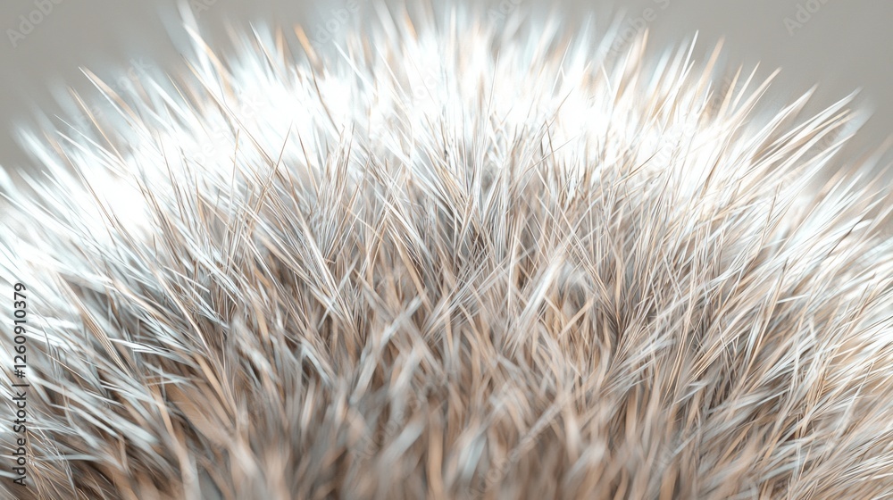 Poster this captivating closeup reveals the intricate details of a fluffy textured ball, showcasing the del
