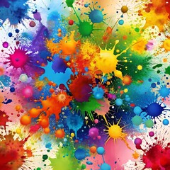 abstract colorful splashes background
