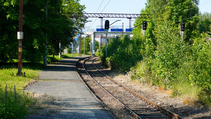 koleją w siną dal  © rob