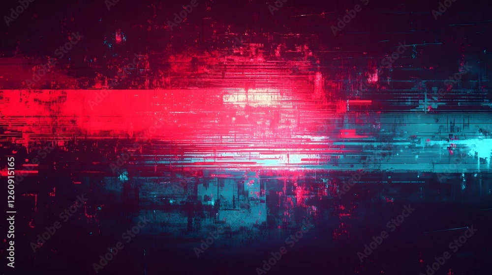 Poster this captivating digital artwork presents a surreal and visually striking abstract landscape where v
