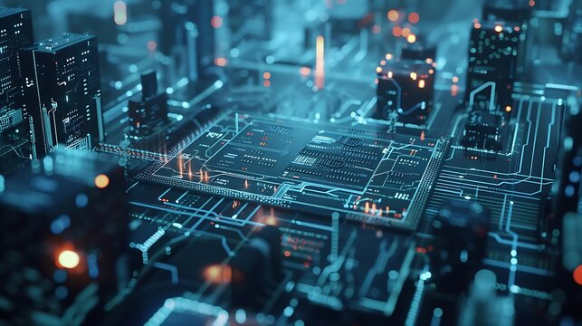 businessman hand touching with finger virtual panel with infographs
