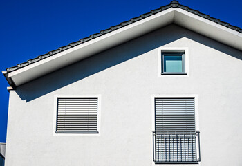 Obraz premium typical apartment house in austria