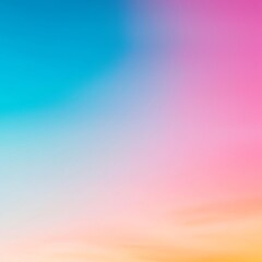 Naklejka premium A vibrant gradient blending blue, pink, and orange hues, creating a soothing and artistic background effect.