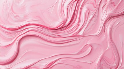 Obraz premium A soft, flowing abstract background with pink swirls, creating a visually soothing and elegant appearance.