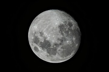 Full Moon with Craters and Features