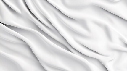 Naklejka premium Closeup View Of White Fabric With Light Blue Texture