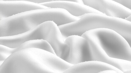 Obraz premium The image is a close up of a white fabric with a smooth texture