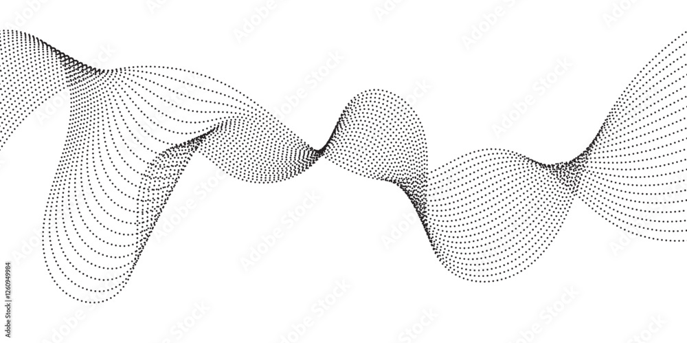 Leinwandbilder abstract grey, white smooth element swoosh speed wave modern stream background. wave with lines crea