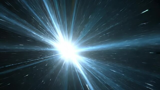 A vibrant depiction of a cosmic explosion, illustrating the vastness of space.