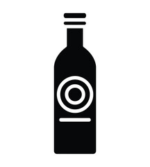 plastic bottle silhouette vector illustration