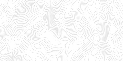 Fototapeta premium Topography wave line grid map. white wave line geography landscape Topo contour map on white background. abstract topographic wave line black, white line map texture. 