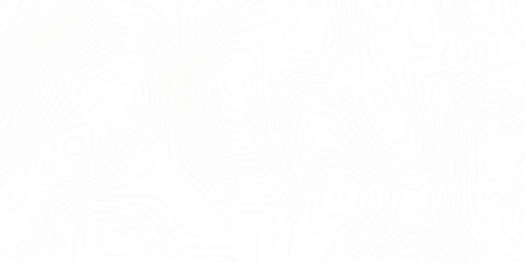 Topography wave line grid map. white wave line geography landscape Topo contour map on white background. abstract topographic wave line black, white line map texture. 