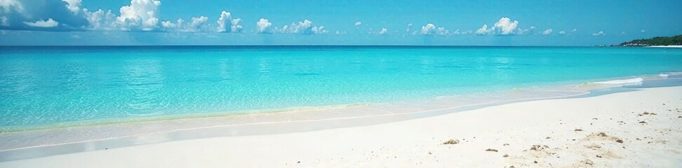 Fototapeta premium Sunny day at the beach of Puzol with clear blue water and white sand, sand, water, beachy