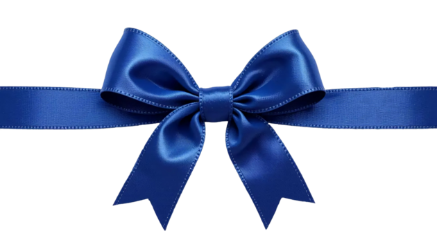 blue bow on white background png art blue ribbon