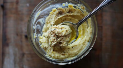 Savory hummus with a blend of paprika and cumin for a warm, earthy flavor
