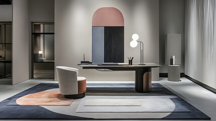 Modern Minimalist Home Office Workspace Design