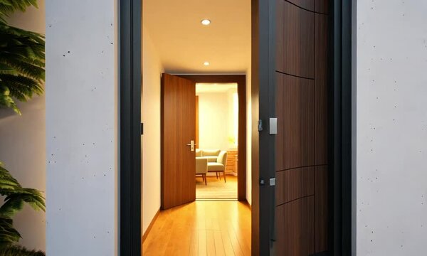 Luxus entrance door to the dream house