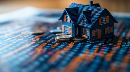 Real Estate Investment and Mortgage Concept  
