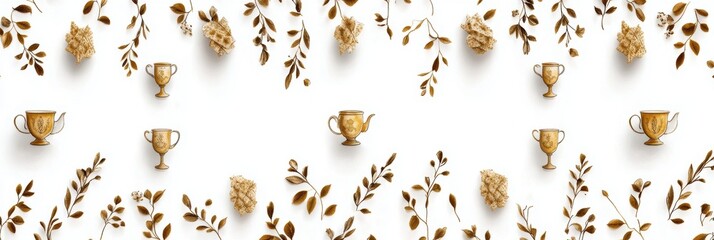 passover gift wrapping, a passover gift wrap template with illustrated kiddush cups, elijah cup, haggadah, and traditional motifs for a festive and elegant look