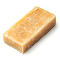 Handmade Soap Bar Isolated on White Background