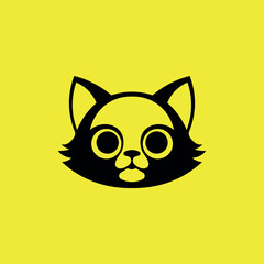 Vector illustration of cute cat cartoon