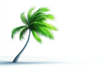 Obraz premium Vibrant Palm Tree Dance Tropical Oasis Nature Photography Tranquil Environment Close-up View Serenity Concept