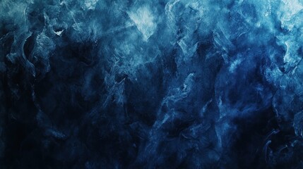 Obraz premium Abstract blue marble texture, swirling clouds background, design element