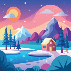 winter background 