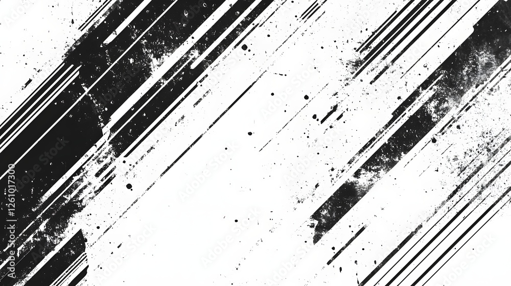Aufkleber Explosive abstract background with dynamic brushstrokes vibrant color splatter and digital glitch effects  This high energy visually striking image evokes a sense of chaos movement