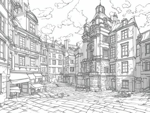 street in the old town