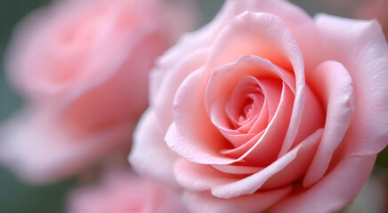 pink rose close up