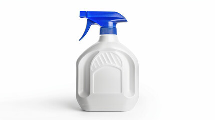Fototapeta premium white detergent bottle isolated on white