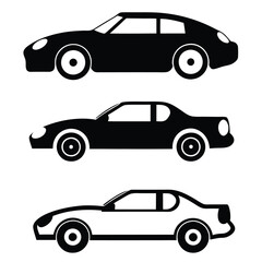 Vector Car Silhouettes Sports, Luxury, and Classic Cars