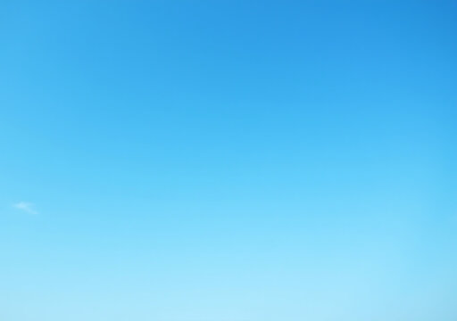 serene blue sky appears peaceful calming outside sunny day clear blue skies