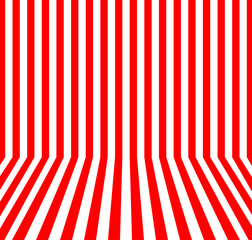 Obraz premium Backdrop and background of red and white lines 