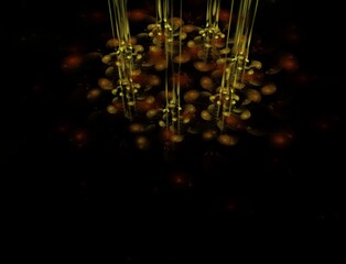 Imaginatory fractal abstract background Image