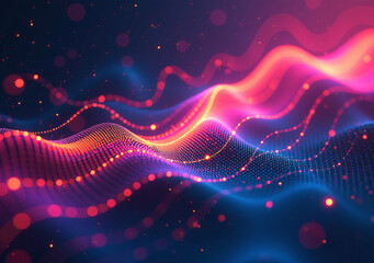 Obraz premium colorful graphics create vibrant modern design element digital applications websites everywhere